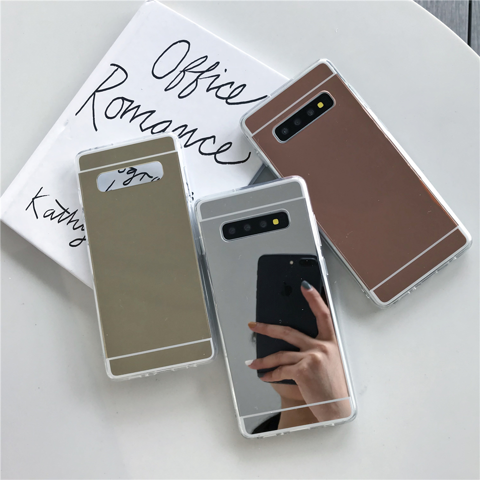 Ốp Lưng DẻO TráNg Gương Trang ĐiểM Cho Vivo V11i V11 Y66 Y67 V5 Lite Y19 S5 Z5x V15 Z1 Pro