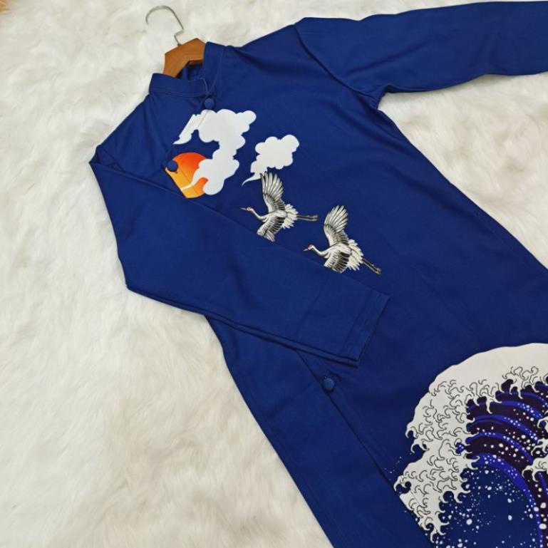 🥰Áo dài cách tân nam.đẹp cao cấp chất vải lụa cao cấp giá rẻ hàng thiết kế bán sỉ