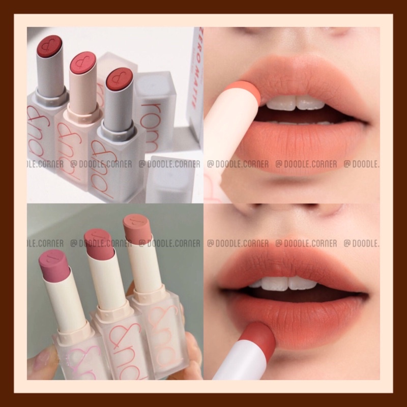 Son thỏi lì siêu nhẹ môi Romand Zero Matte Lipstick