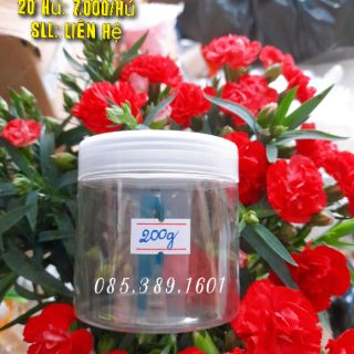 Combo 20 hủ pet 200g cao cấp
