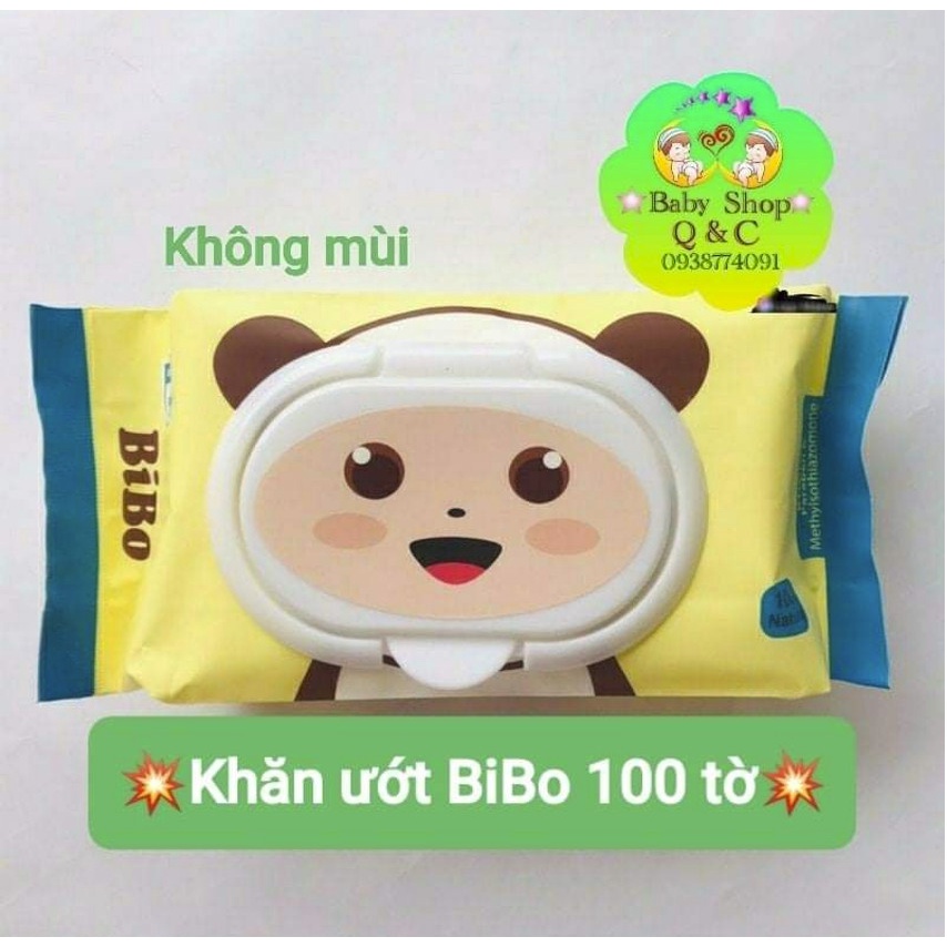 Giấy ướt lau vệ sinh BIBO - hàng Việt Nam
