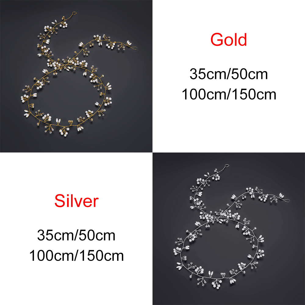 (Hàng Mới Về) Set 1 Phụ Kiện Trang Trí Tóc Cô Dâu Thời Trang