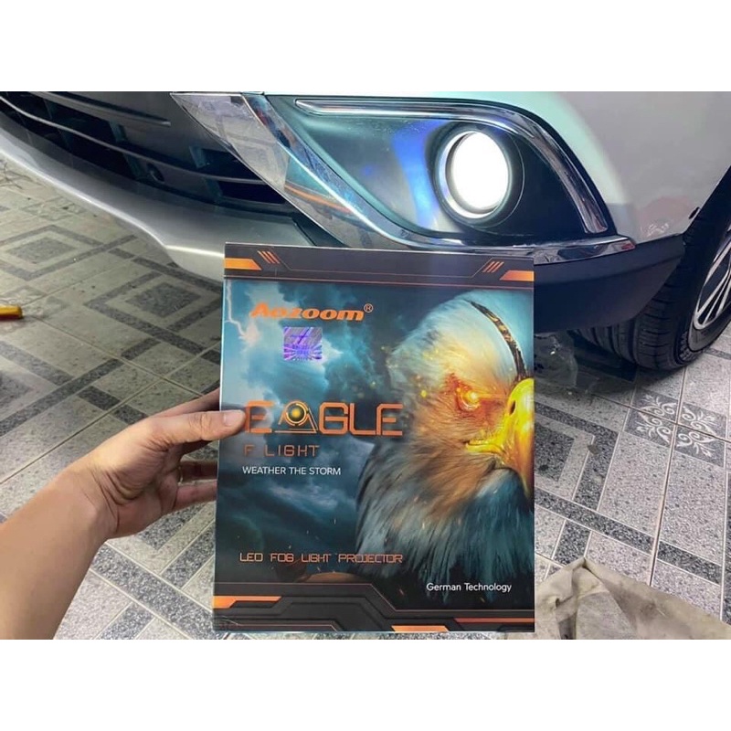 Bộ 2 Bi Led Gầm-Eagle F- Light - bi đại bàng ánh sáng 3000K - 5000K tăng sáng đèn cho xe ô tô, xe hơi,bảo hành 36 tháng