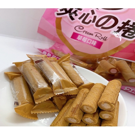 Bánh Quy Cuộn Kem Cream Roll Đài Loan 250g (3 loại)