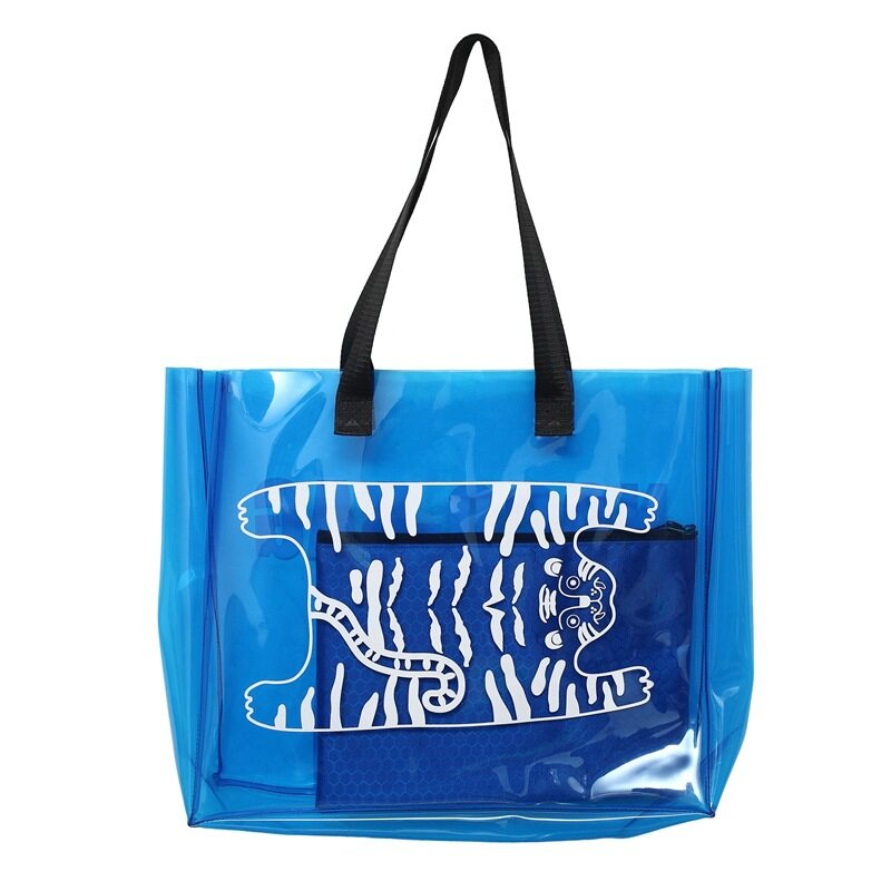 Túi Xách Đeo Vai Bằng PVC Trong Suốt Cỡ Lớn Chống Thấm Nước Thời Trang Mùa Hè Cho Nữ