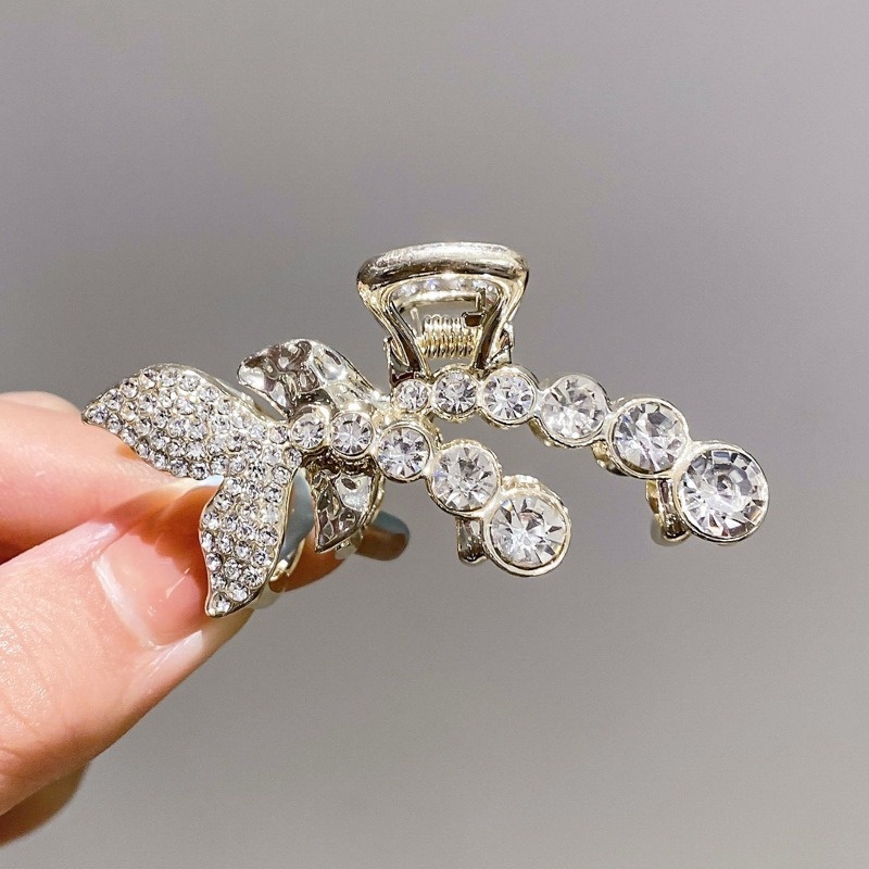 Kẹp Tóc Kim Loại Đính Ngọc Trai Nhân Tạo Thời Trang Cho Nữ