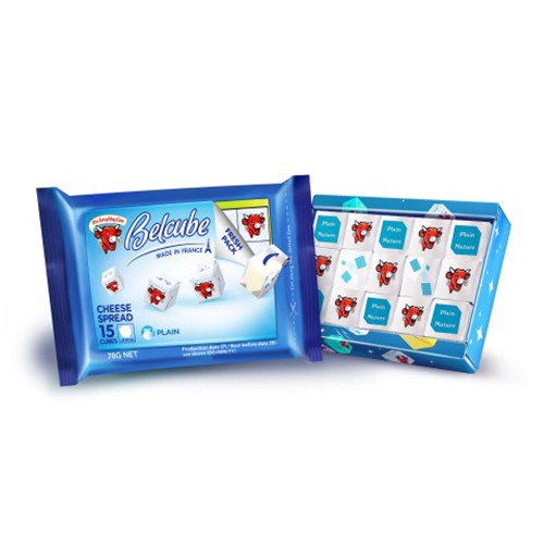 Phô mai vuông Belcube vị sữa