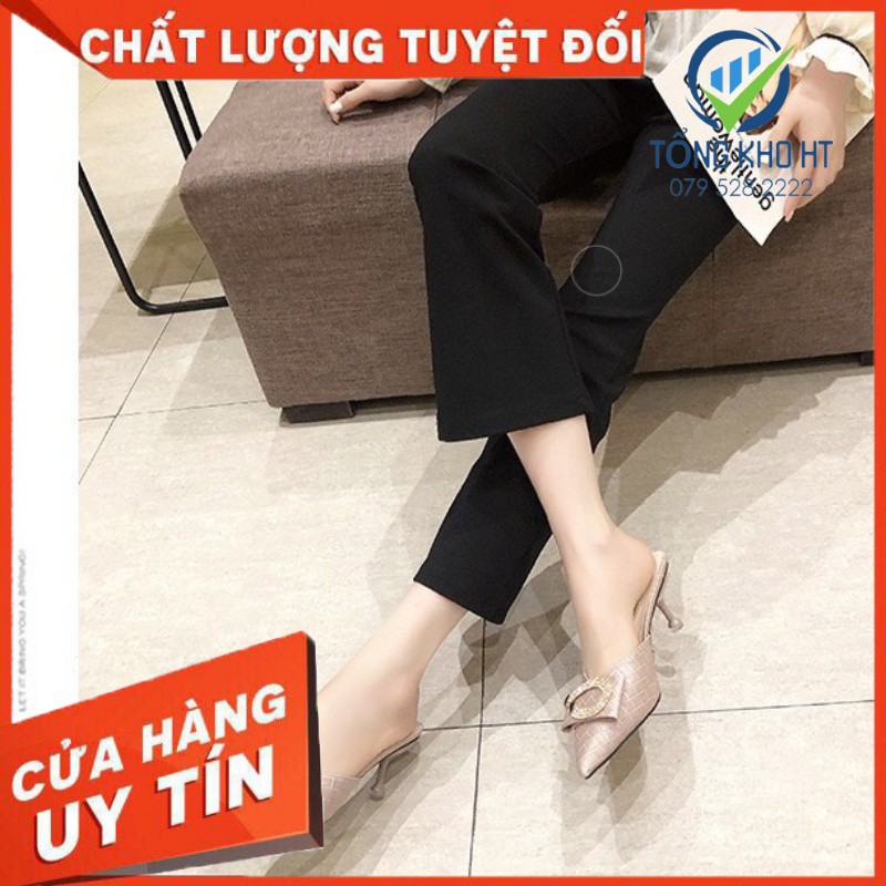 [RẺ VÔ ĐỊCH] Sục cao gót nữ thời trang - Got cao 7cm - Phong cách Hàn Quốc (Kèm Video và ảnh thật)