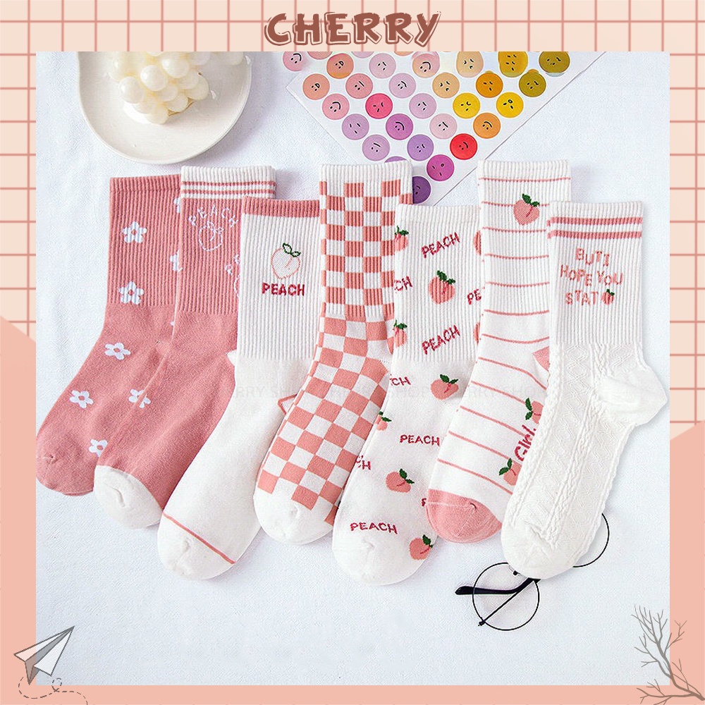 Tất Cổ Cao Nữ Kiểu Dáng Hiện Đại, Vớ Nữ Nhiều Kiểu Dáng Lựa Chọn - Cherry Shop