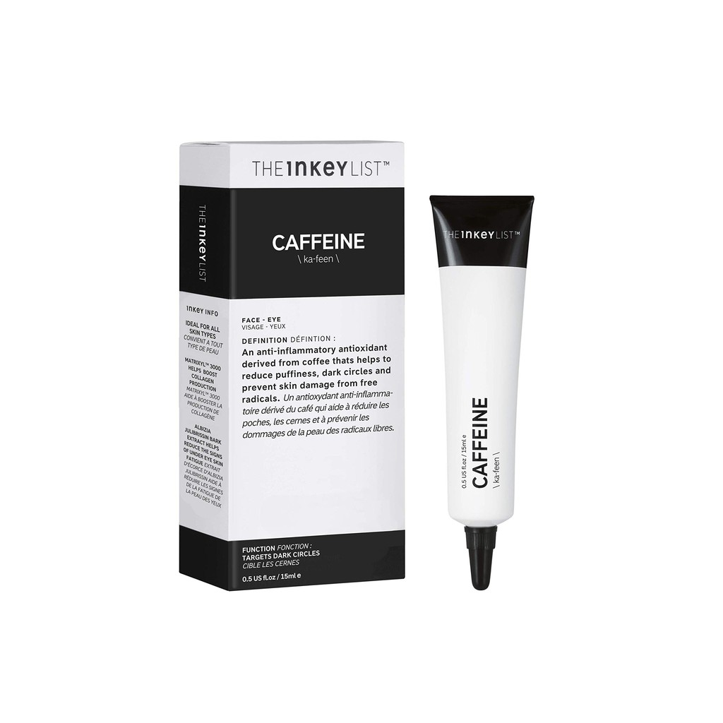 Tinh chất dưỡng mắt The INKEY LIST Caffeine 15ml