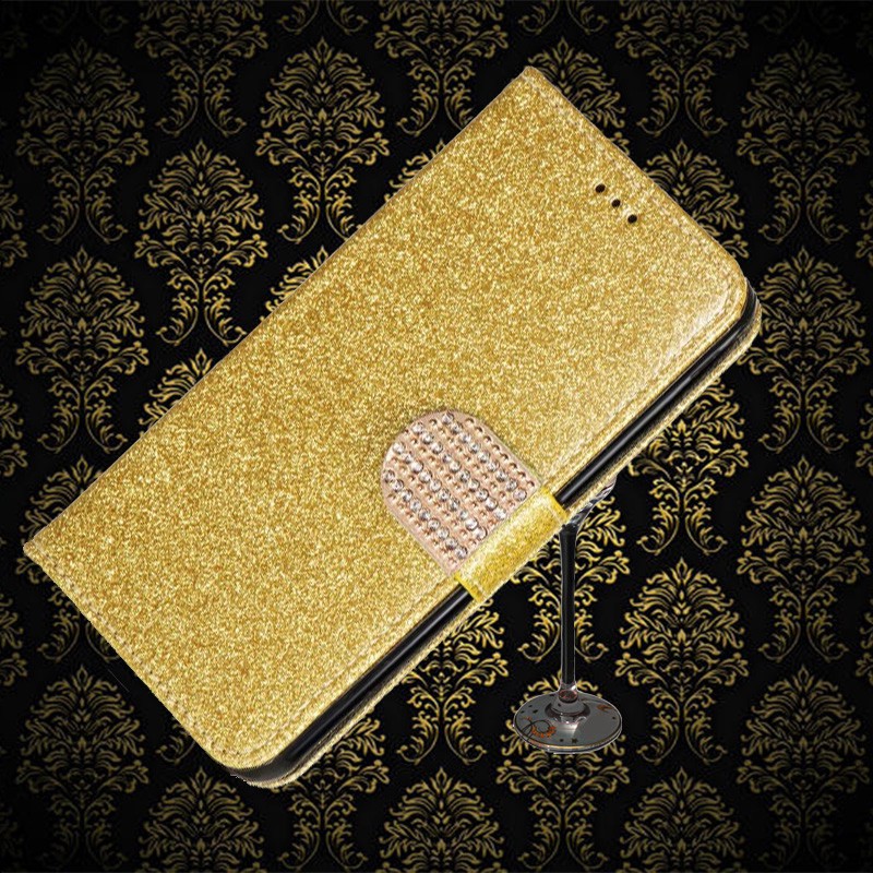 Vivo 1601 1603 1606 1609 1610 1611 1713 1714 1716 1718 1719 1723 1726 1724 1801 1808 1812 Flip Cover PU Glitter Leather Wallet Card Slot Phone Casing