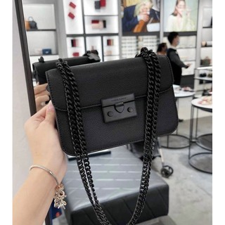 Túi full đen đinh sườn size 19