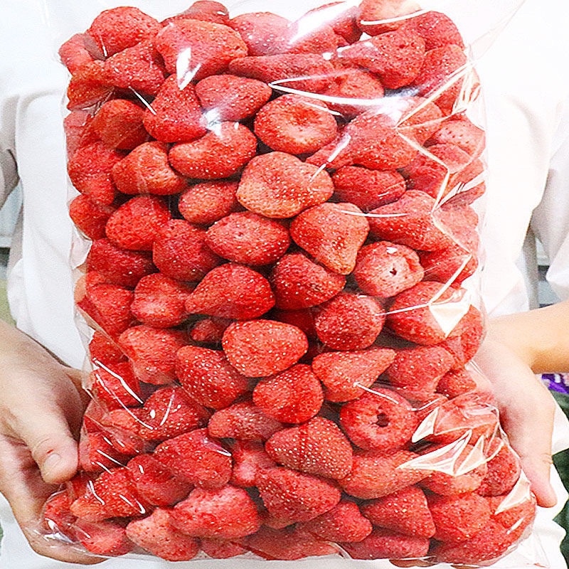 1kg Dâu Tây sấy giòn không đường [Hàng có sẵn]
