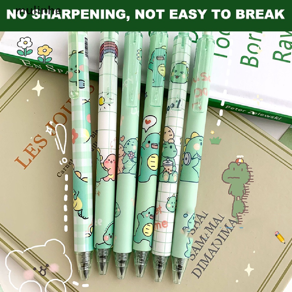 Set 6 Bút Chì Bấm mulinhe Màu Đen Tiện Dụng