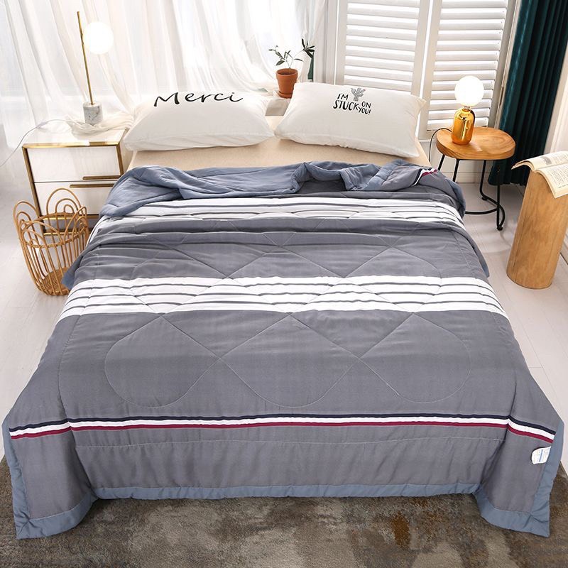 Chăn kẻ cotton mềm mịn thoáng mát ,mền cotton mềm mịn thấm hút mồ hôi cực kỳ thoáng mát