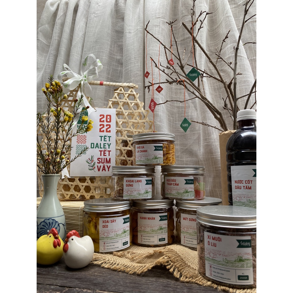 [Chính hãng] [Ảnh thật] 🧧SET QUÀ TẾT 2022 “TẾT DALEY - TẾT SUM VẦY” Daley Dalat Set 500k | BigBuy360 - bigbuy360.vn