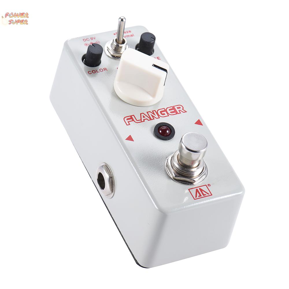 AROMA ATR-5 Classic Analog Flanger Guitar Effect Pedal 2 Modes Aluminum Alloy Body True Bypass