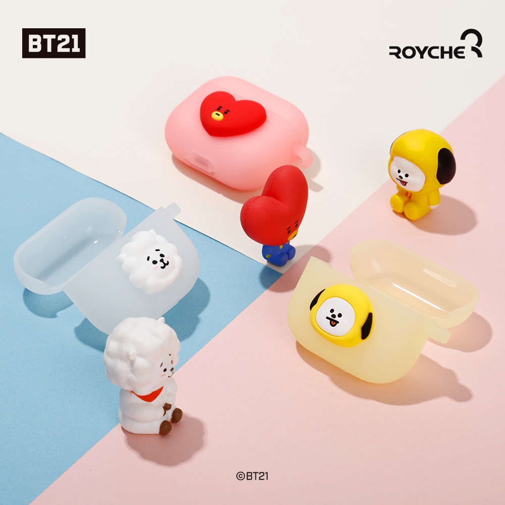 BT21 AIRPOD 3RD GEN JELLY CASE CHÍNH HÃNG Beens Company