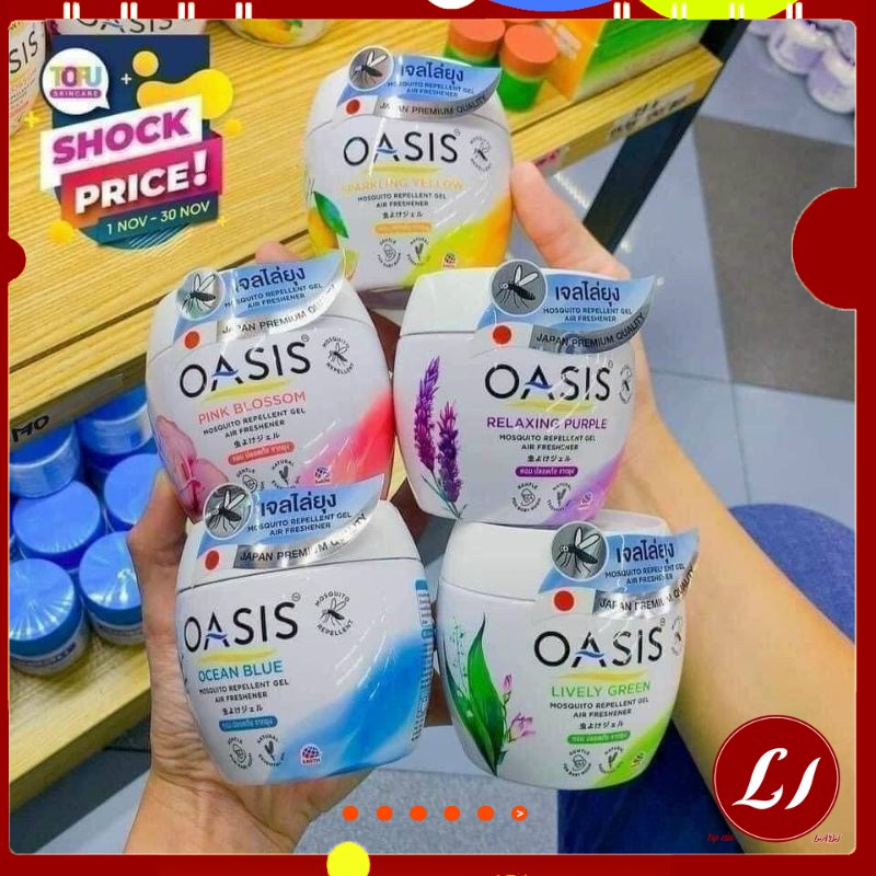 Sáp thơm đuổi muỗi OASIS Thái lan an toàn, hiệu quả