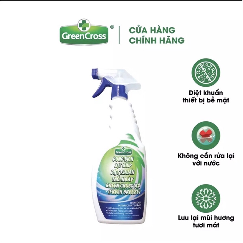 Dung Dịch Xịt Diệt Khuẩn A2 500ml (có Sẵn){ Chính Hãng}Có hoá đơn Đỏ