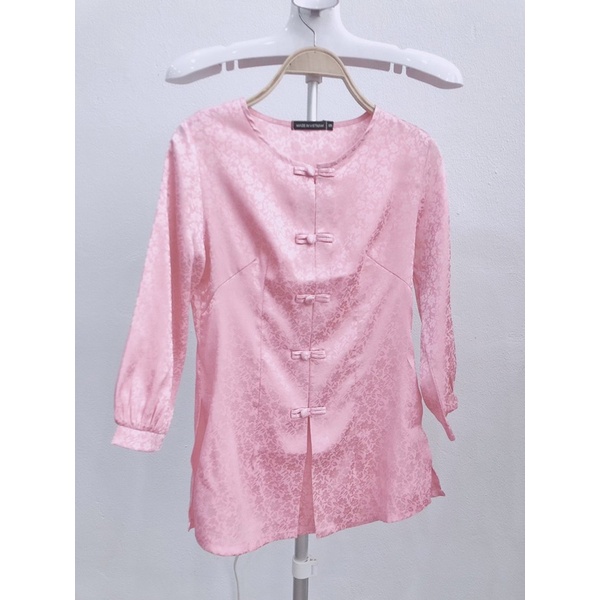 Set áo bà ba (có bán rời áo) màu Hồng pastel nhẹ nhàng cổ tròn tay lỡ trẻ trung độc lạ