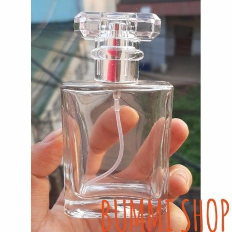 Lọ chiết nước hoa chữ nhật, vuông 30ml 50ml