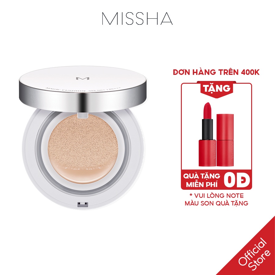 Phấn Nước Missha NEW EDITION Che Phủ Hoàn Hảo M Magic Cushion SPF 50+ PA+++ 15g | BigBuy360 - bigbuy360.vn