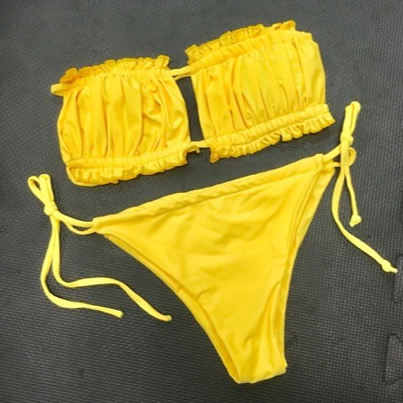 [BKN362] &lt;ÂU&gt; SET BIKINI QUÂY 7 MÀU [XANH MINT/HỒNG/ĐỎ/TRẮNG/ĐEN/VÀNG/TÍM]