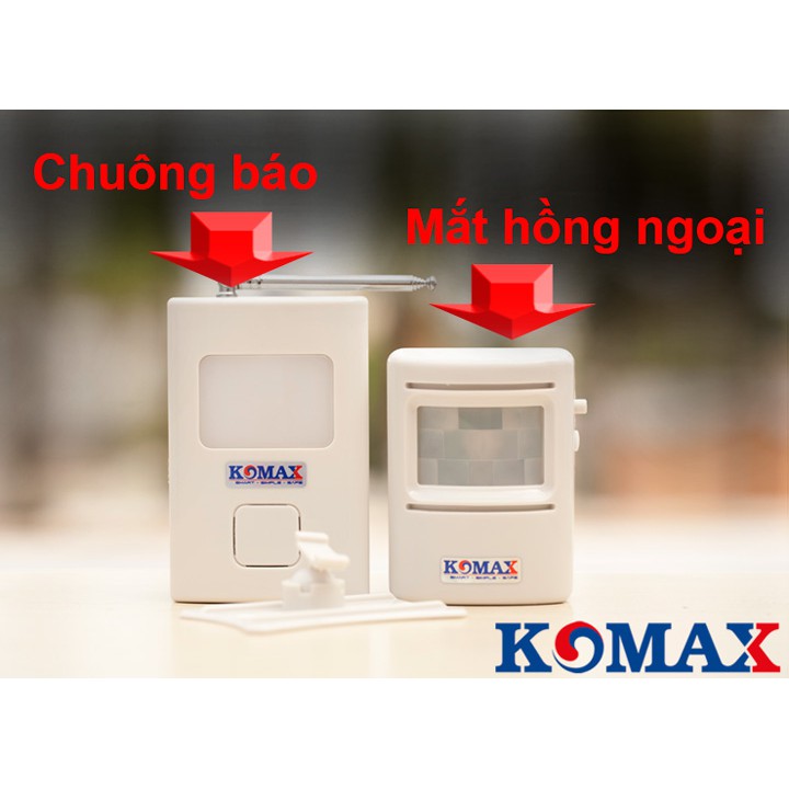 CHUÔNG BÁO KHÁCH HỒNG NGOẠI CAO CẤP KOMAX KM-X850