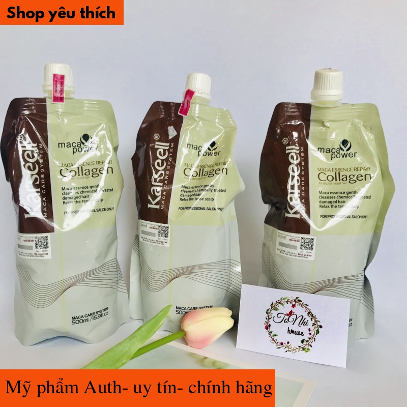 Ủ tóc phục hổi Collagen Karseell Maca 500ml