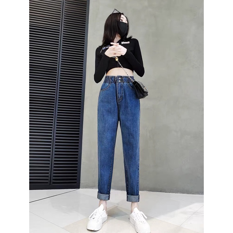 QUẦN JEAN THỤNG LƯNG THUN XANH FOM DÁNG CỰC ĐẸP PHONG CÁCH MÙA HÈ 2022 BIGSIZE 50-90KG