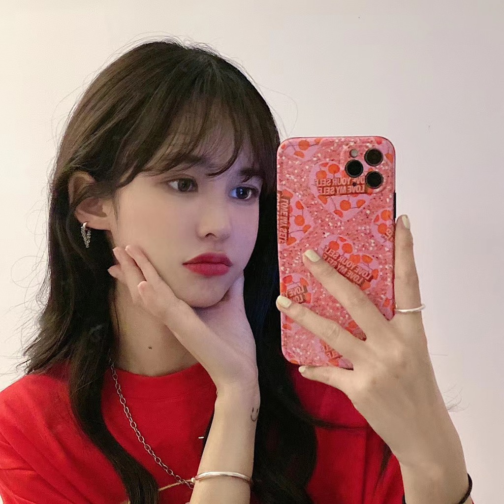 Girly pink love Ốp điện thoại dành cho iPhone11 11Promax 7Plus 7 8 8+ X XR XSmax SE2020 Ốp lưng Ốp Iphone  Ốp mềm mại vỏ điện thoại Ốp | BigBuy360 - bigbuy360.vn