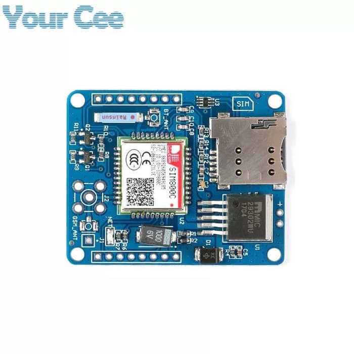 Mô Đun Bluetooth Sim800c Crc Gsm Gprs Sim900a Cho Arduino