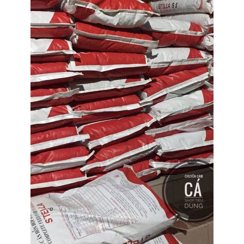 Cám STELLA 40% Đạm Nổi Cho Cá Koi, Cá Lóc cá diêu hồng cá rô phi cá chép mè cá trê Cám stella 11kg