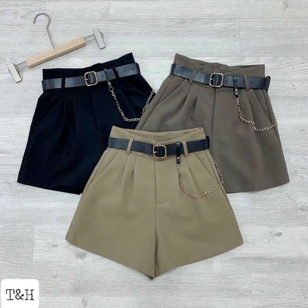 Quần short đùi nữ cạp cao  kaca CV0003 1hittop