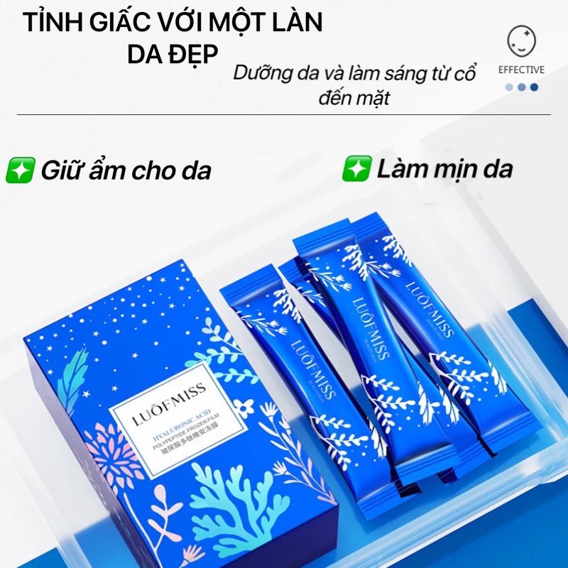 [COMBO MIX 6 MẶT NẠ NGỦ] Mặt Nạ Ngủ, Mask Ngủ Ngăn Ngừa Lão Hóa Cấp Ẩm Sâu Thu Nhỏ Lỗ Chân Lông