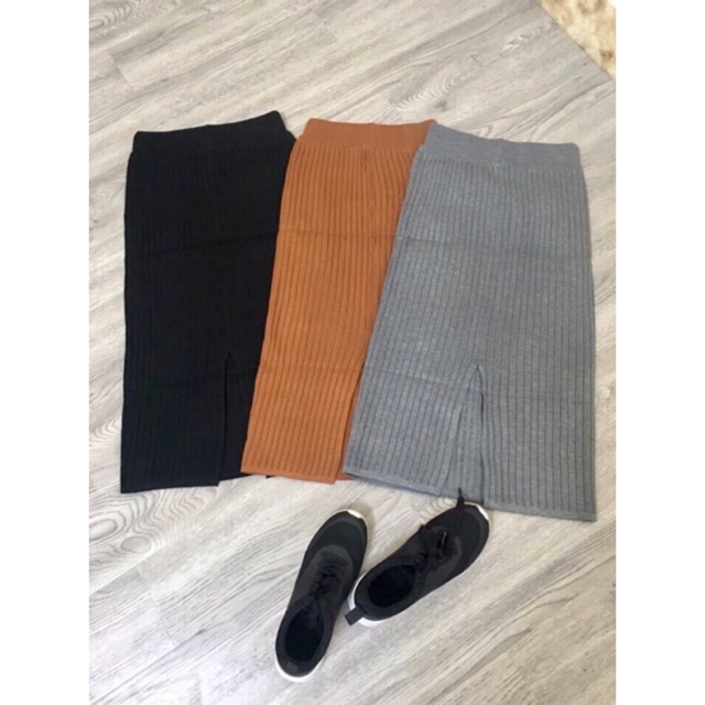 CHÂN VÁY LEN DÁNG LỠ XẺ SAU CÓ SẴN | BigBuy360 - bigbuy360.vn