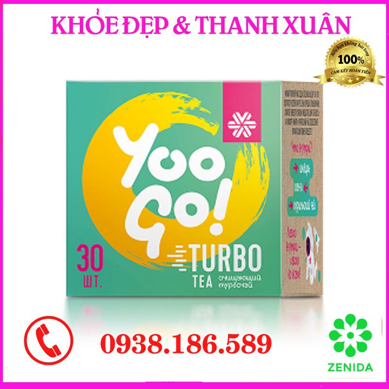 Trà Yoo Go Turbo Tea Body T Siberian Wellness giảm cân thanh lọc thải độc - ( 30 túi/hộp )