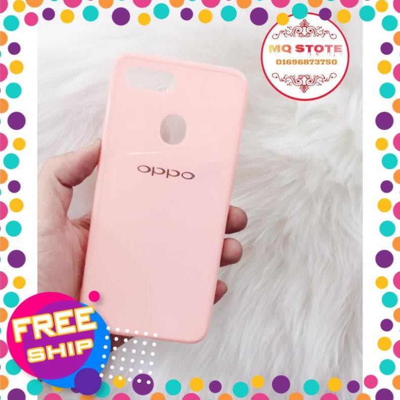 [FREE] [Freeship toàn quốc từ 50k] OPPO F9 ỐP DẺO BÓNG GIẢ KÍNH VIỀN CÙNG MÀU CỰC ĐẸP -tốt