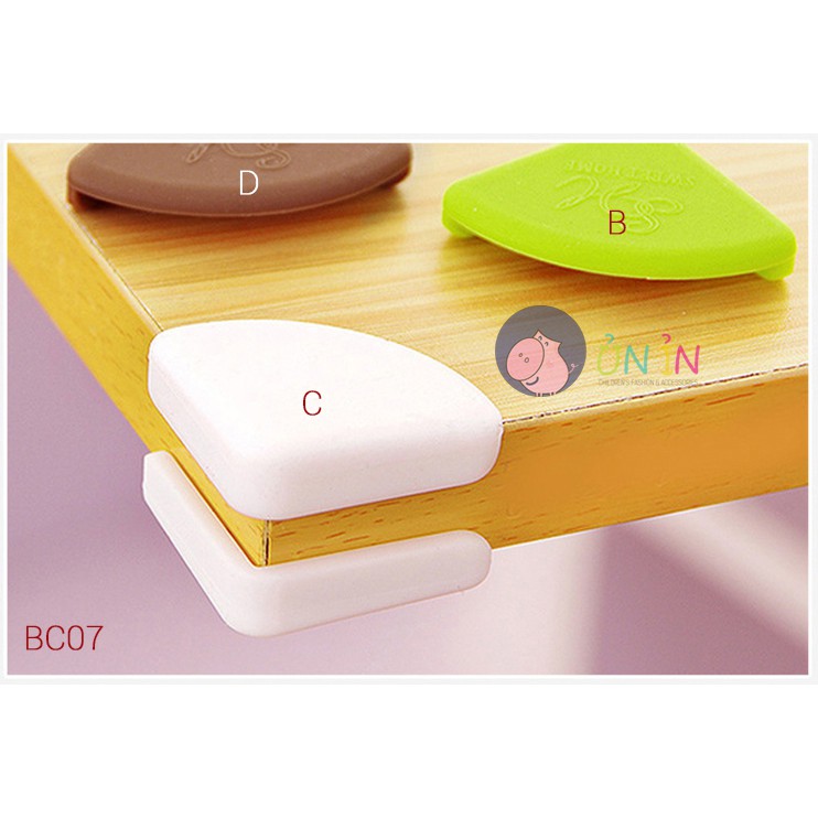 Set 4 miếng chụp góc nhọn đa năng tiện lợi che cạnh bàn BC07