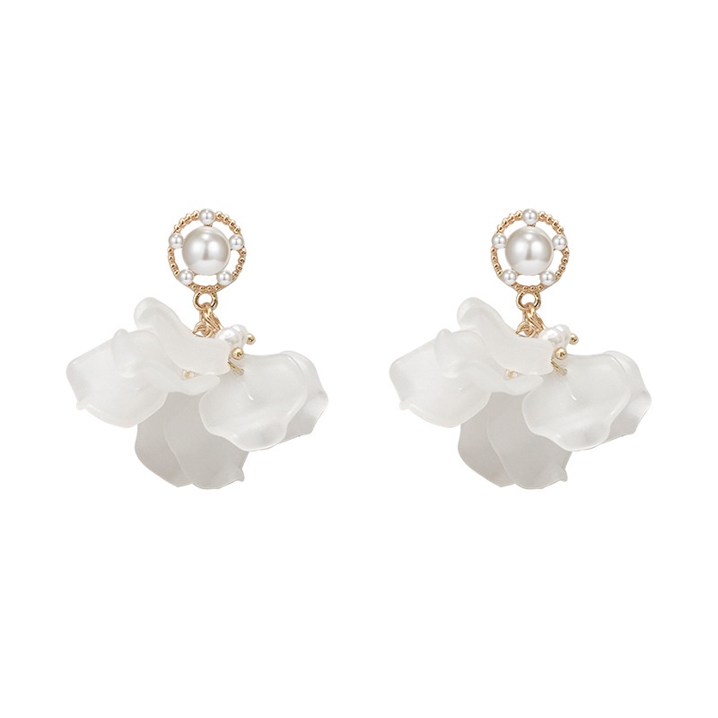 Khuyên Tai S925 2022 Đính Ngọc Trai Sang Trọng Phong Cách Hàn Quốc