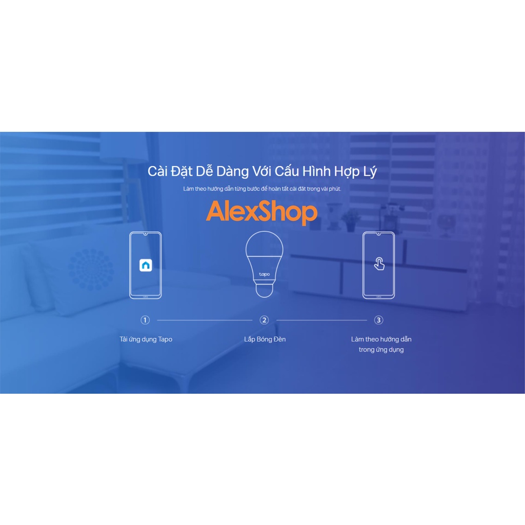 Bóng Đèn Thông Minh TP-Link Tapo L530E / L510E 16 Triệu Màu/ 1 Màu Hồng Thích Hợp Google Assistant và Alexa - Chính Hãng