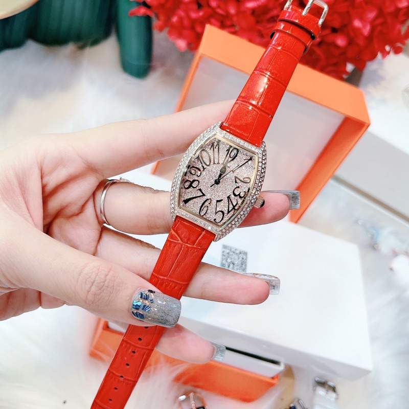 Set đồng hồ nữ Davena phiên bản Fra.nk Mu.ller #D31525.
