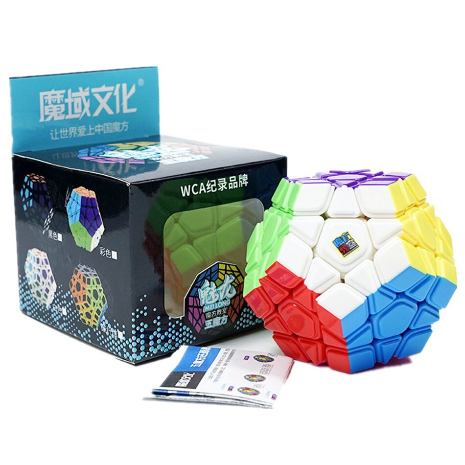 Rubik Megaminx Stickerless MF8870 Rubik 12 Mặt Không Viền