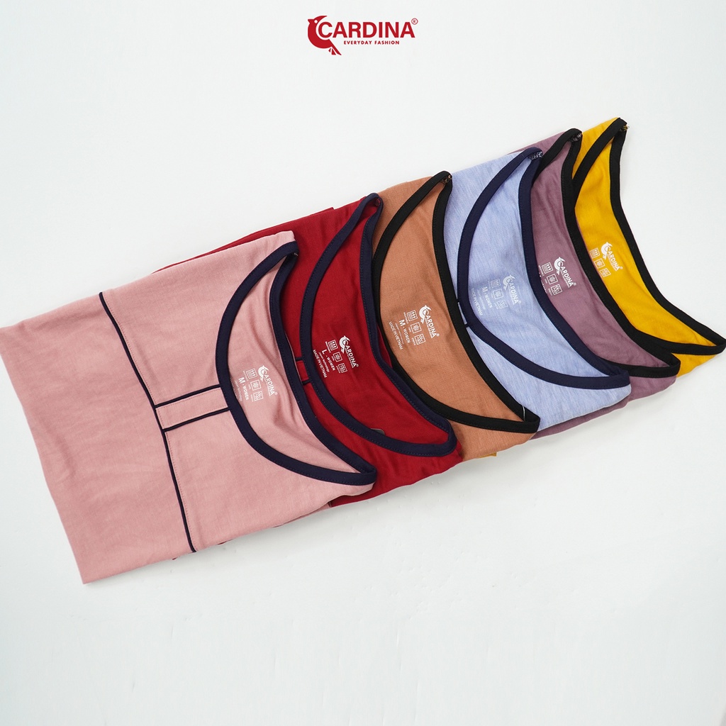 Đồ Bộ Nữ 𝐂𝐀𝐑𝐃𝐈𝐍𝐀 Chất Cotton Nhật Cao Cấp Quần Ông Sớ Áo Cộc Tay Thoáng Mát DN2