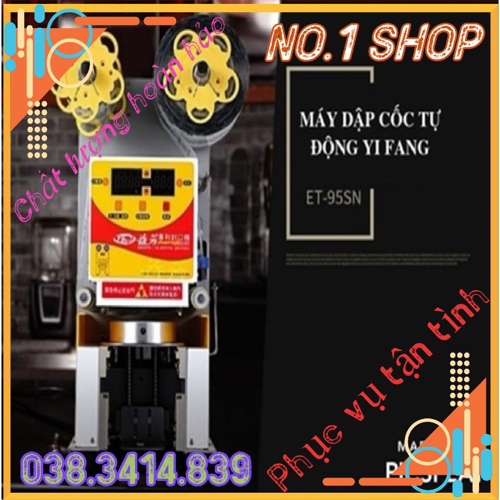 Máy dập cốc tự động - Máy ép miệng ly tự động YIFang ET95SN Đài Loan