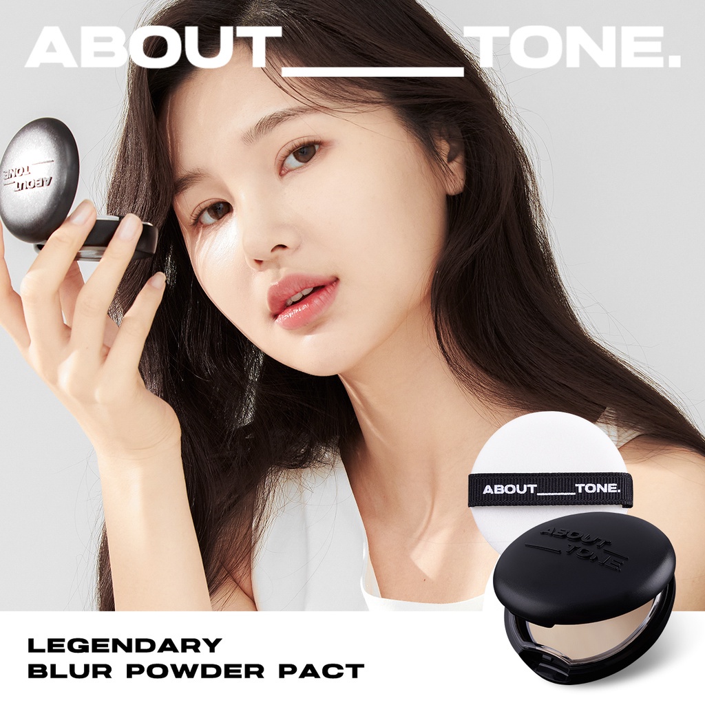 Phấn Phủ Nén Siêu Mịn, Kiềm Dầu, Che Phủ Tốt Eglips About Tone Blur Powder Pact 9g