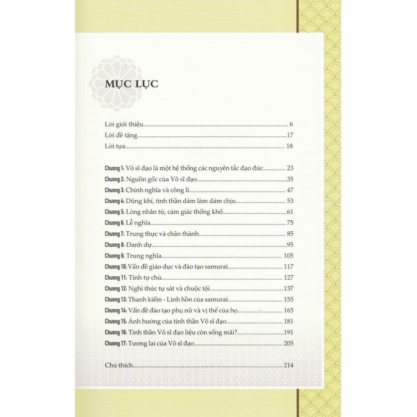 Sách - Tinh Thần Võ Sĩ Đạo (Bìa Cứng)- Tân Việt