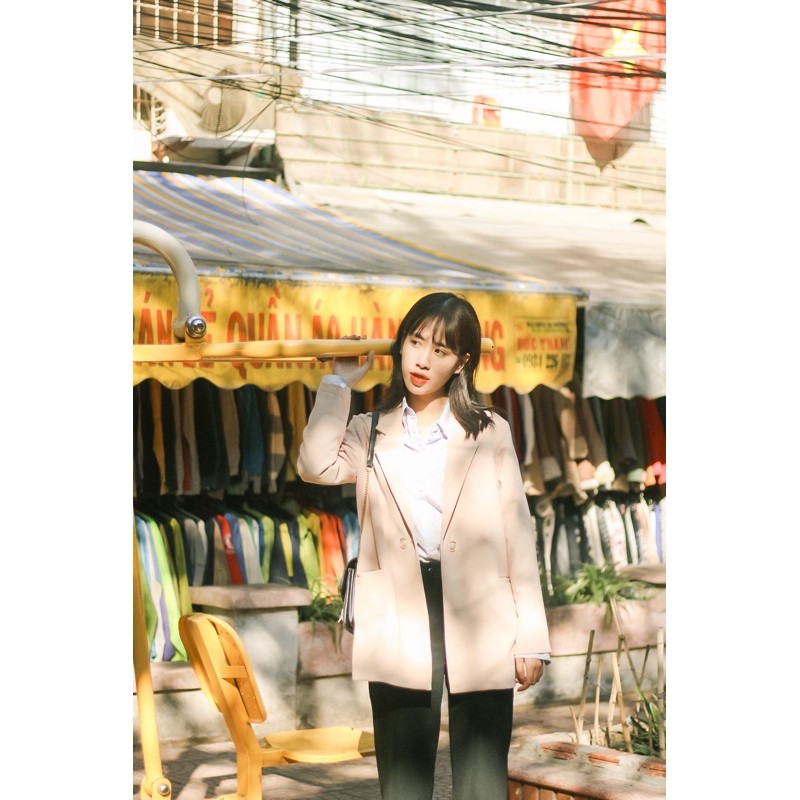 [ẢNH THẬT] Áo Blazer 1 lớp thiết kế_HONGUZI | BigBuy360 - bigbuy360.vn