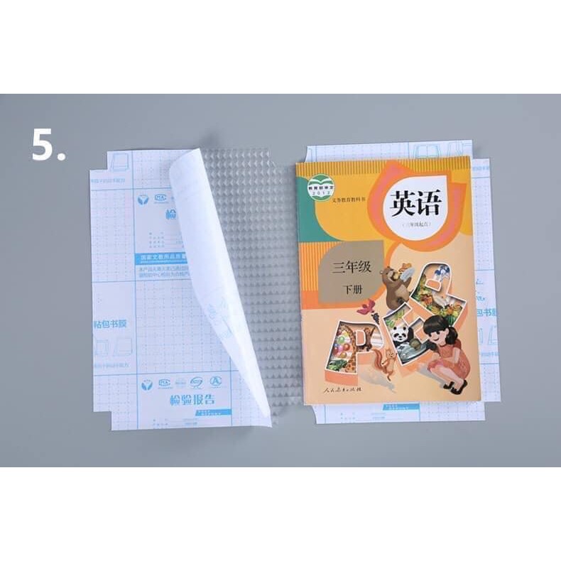 Set 10 Decal bọc sách vở cho bé 43x30cm